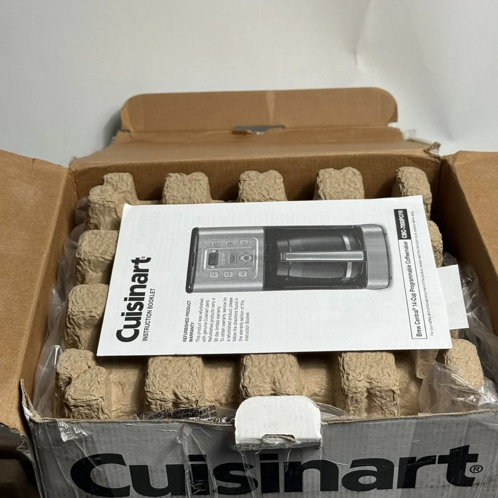 Cuisinart CBC-7000PCFR Self Clean Feature 14-Cup Brew Central‎ Programmable...